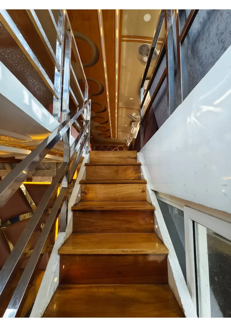 Pappy - 8 Bedroom Deluxe Houseboat Interior View | Alleppey Backwaters | Alleppey Green Tourism